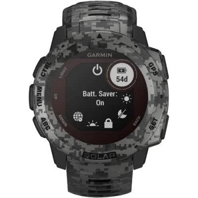 Смарт-годинник Garmin Instinct Solar Graphite Camo (010-02293-05/010-02293-15)