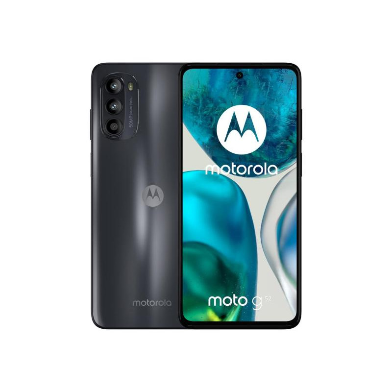 Смартфон Motorola Moto G52 4/128GB Charcoal Gray (PAU70003)