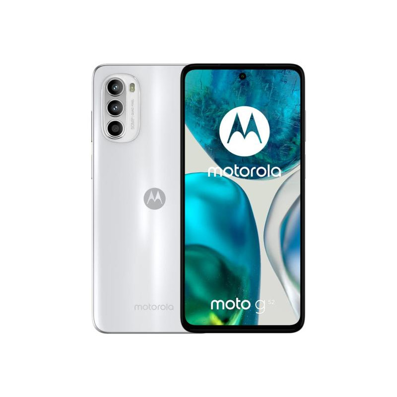 Смартфон Motorola Moto G52 4/128GB White (PAU70010)