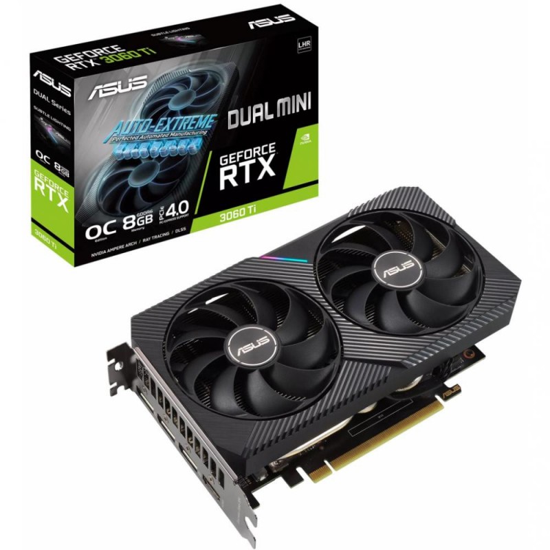 Відеокарта ASUS DUAL-RTX3060TI-O8G-MINI-V2