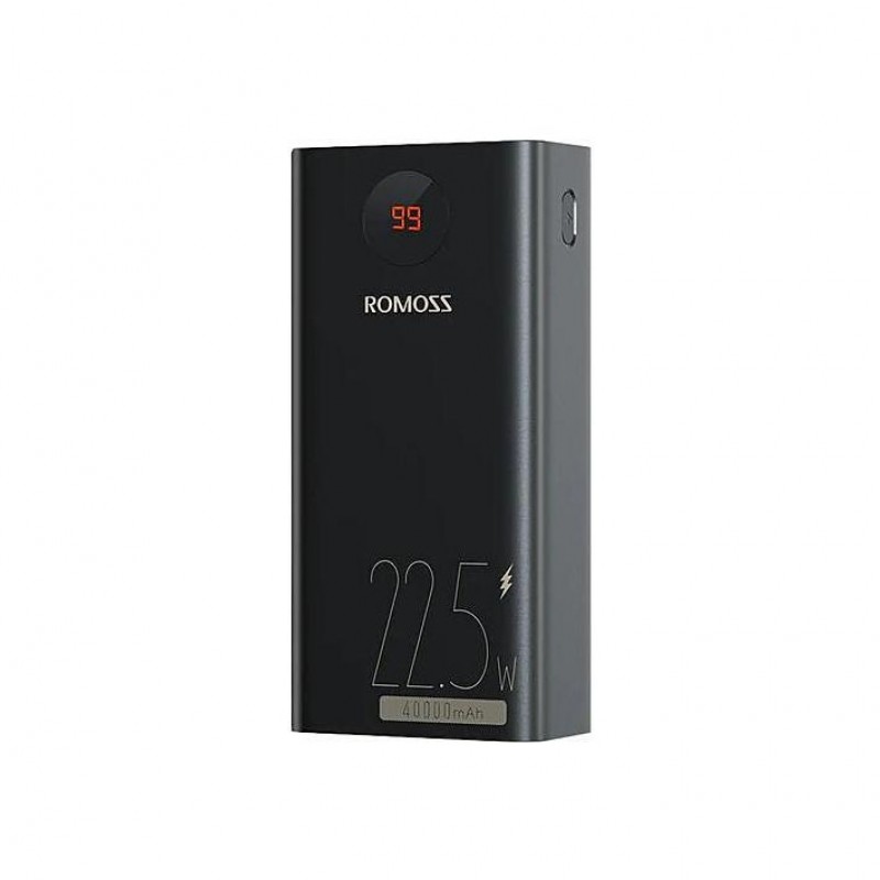 Зовнішній акумулятор (павербанк) Romoss 40000mAh PEA40PF 22.5W Black (PEA40-152-2133H)