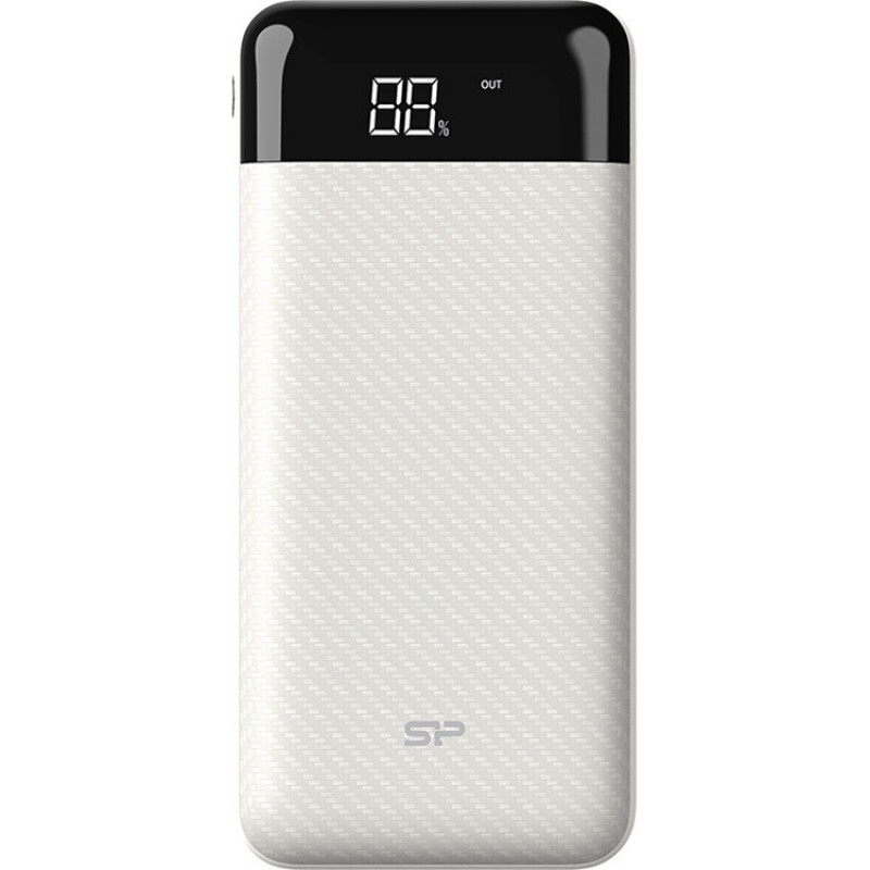 Зовнішній акумулятор (павербанк) Silicon Power GP28 10000mAh White (SP10KMAPBKGP280W)