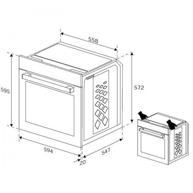 Духовка електрична Beko BBIE123002XD