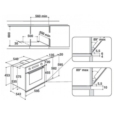 Духовка електрична Whirlpool AKP 745 WH