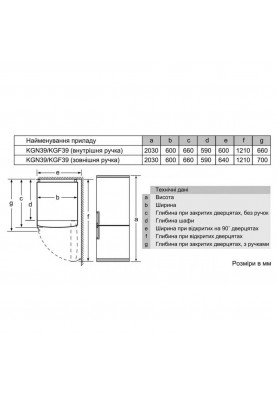 Холодильник із морозильною камерою Bosch KGN39IJ306