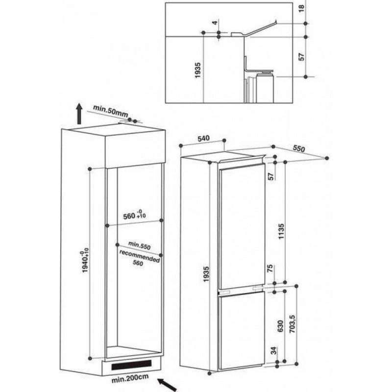 Холодильник із морозильною камерою Hotpoint-Ariston HAC20 T321