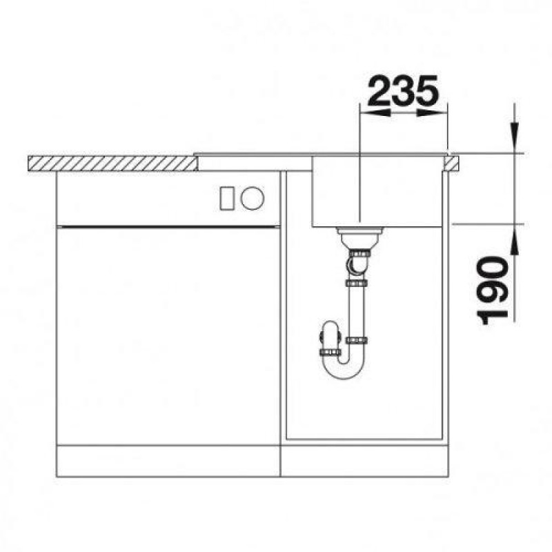 Кухонна мийка Blanco Zia 45 S Compact 524725