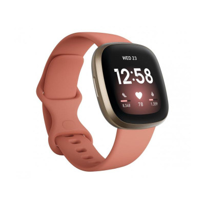 Смарт-годинник Fitbit Versa 3 Pink Clay/Soft Gold Aluminum (FB511GLPK)