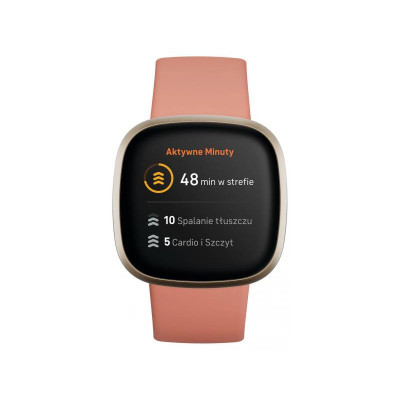 Смарт-годинник Fitbit Versa 3 Pink Clay/Soft Gold Aluminum (FB511GLPK)