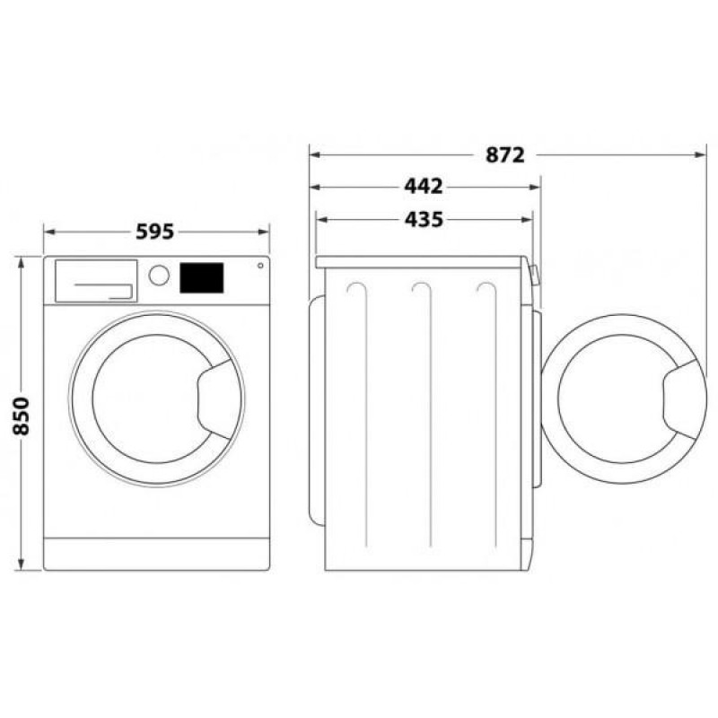 Пральна машина автоматична Whirlpool WRSB 7259 WB