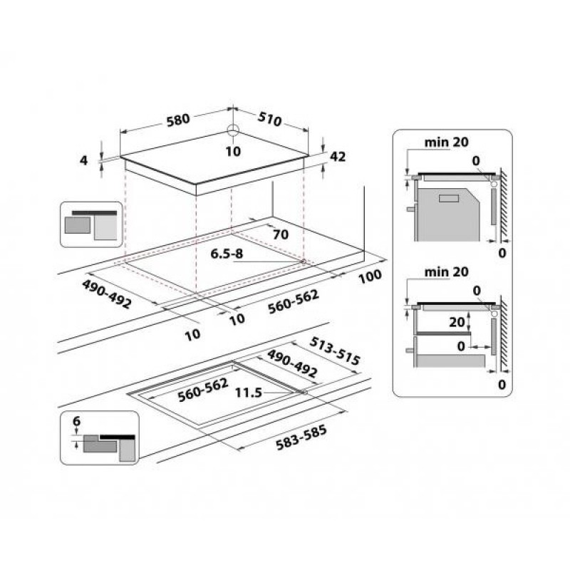 Варильна поверхня електрична Whirlpool AKT 8090 NE