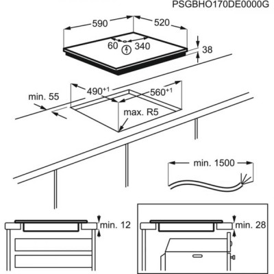 Варильна поверхня електрична Zanussi CPZ6432KF