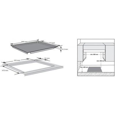 Варильна поверхня газова Hotpoint-Ariston PCN 641/HA(BK)
