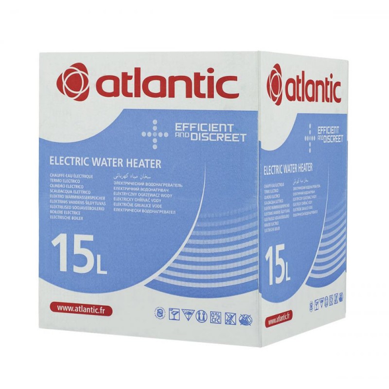 Водонагрівач електричний накопичувальний Atlantic O'Pro Compact PC 15 RB (1600W) (821453)