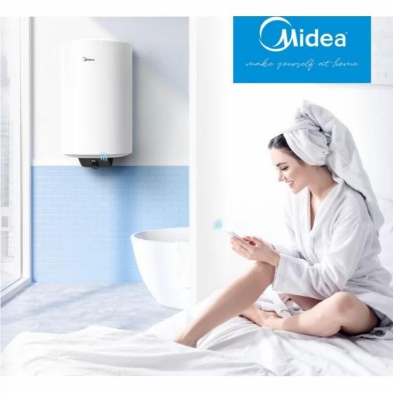 Водонагрівач (бойлер) електричний накопичувальний Midea PRIME Wi-Fi D50-15EFG(W)