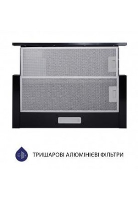 Телескопічна витяжка Minola HTL 6614 BL 1000 LED