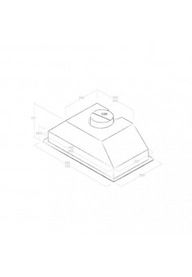 Вбудована витяжка Elica ERA GR/A/52