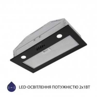 Вбудована витяжка Minola HBI 52621 BL GLASS 700 LED