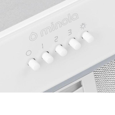 Вбудована витяжка Minola HBI 52621 WH GLASS 700 LED
