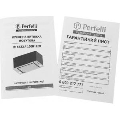 Вбудована витяжка Perfelli BI 5532 A 1000 I LED