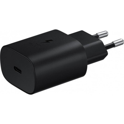 Зарядний пристрій Samsung 25W PD3.0 + Type-C Black (EP-TA800NBEGRU)