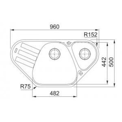 Кухонна мийка Franke AZG 661-E 114.0499.222