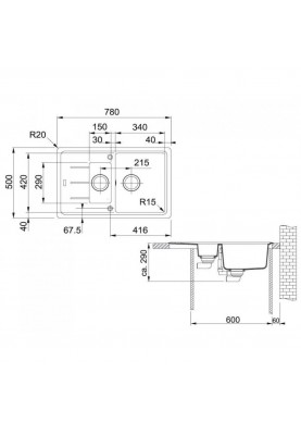 Кухонна мийка Franke Basis BFG 651-78 114.0565.111