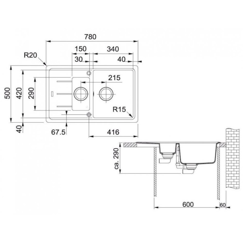 Кухонна мийка Franke Basis BFG 651-78 114.0565.111