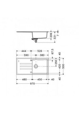 Кухонна мийка Franke BFG 611-97 114.0363.932