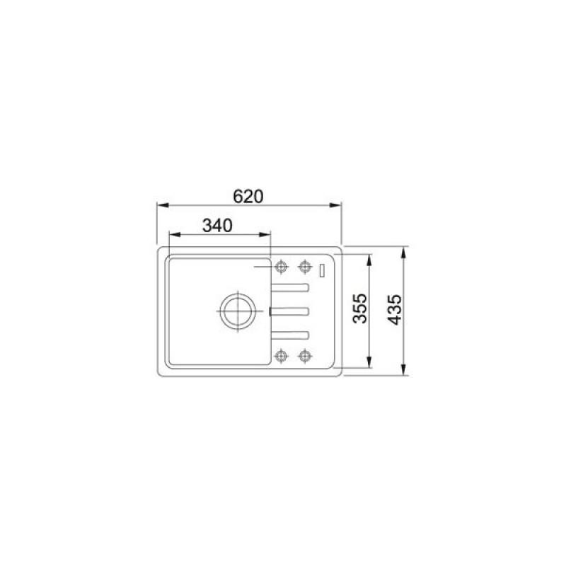 Кухонна мийка Franke BSG 611-62 114.0375.044