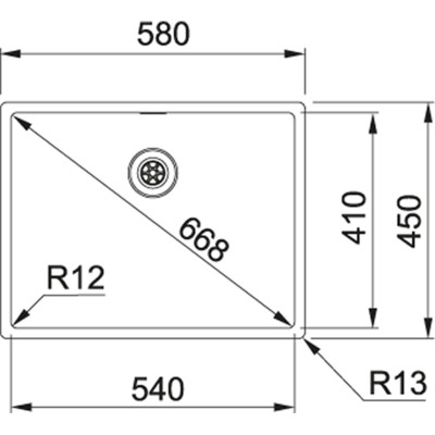 Кухонна мийка Franke BXX 210/110-54 127.0371.513
