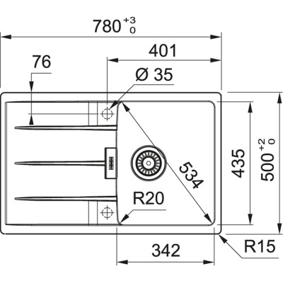 Кухонна мийка Franke Centro CNG 611-78 114.0630.428