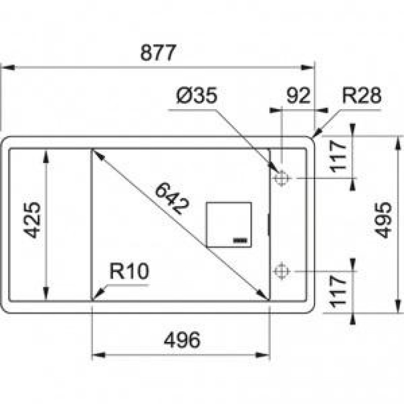 Кухонна мийка Franke FSG 611 114.0652.619