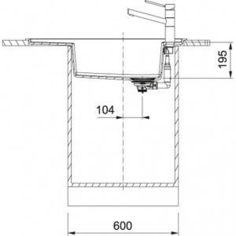 Кухонна мийка Franke FSG 611 114.0652.619