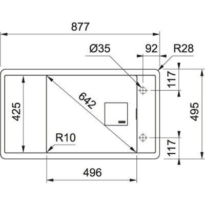 Кухонна мийка Franke FSG 611 114.0652.620
