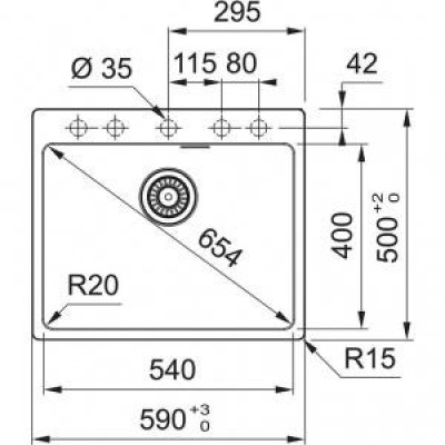 Кухонна мийка Franke MRG 610-54 FTL 114.0668.903