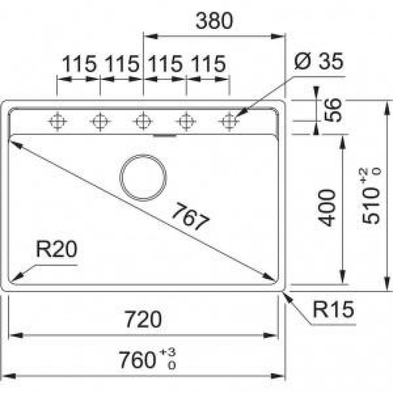 Кухонна мийка Franke MRG 610-72 TL 114.0661.771