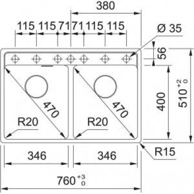 Кухонна мийка Franke MRG 620 TL 114.0661.784