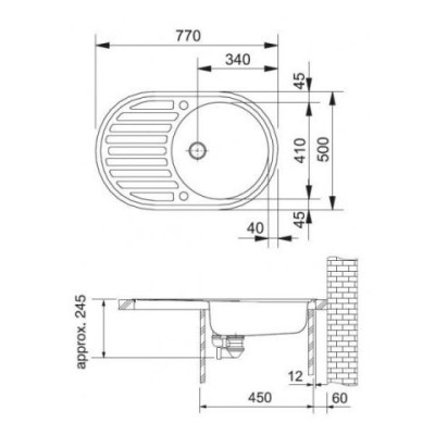 Кухонна мийка Franke ROG 611 114.0254.784