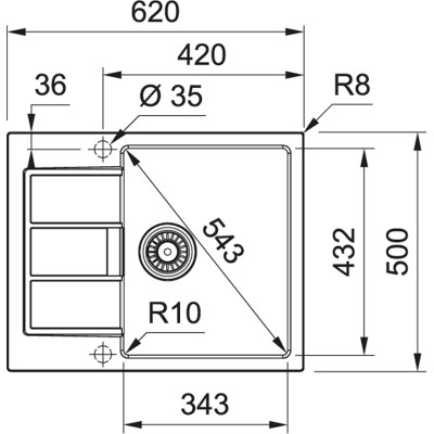 Кухонна мийка Franke S2D 611-62 143.0627.381