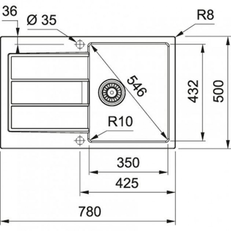 Кухонна мийка Franke S2D 611-78 143.0621.332