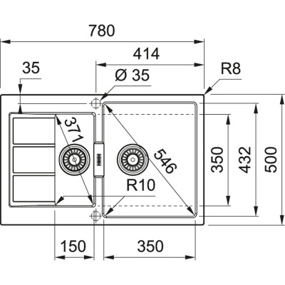 Кухонна мийка Franke S2D 651-78 143.0632.391