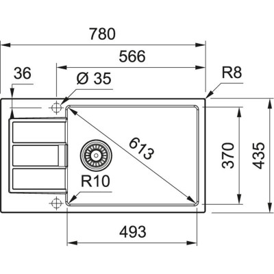 Кухонна мийка Franke S2D Slim 611-78 XL 143.0627.385