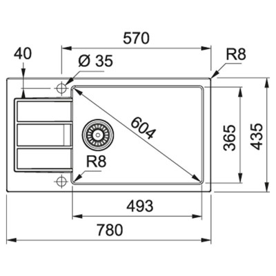 Кухонна мийка Franke S2D Slim 611-78 XL 143.0627.387