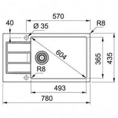 Кухонна мийка Franke S2D Slim 611-78 XL 143.0671.746