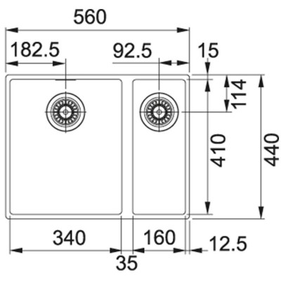 Кухонна мийка Franke SID 160 144.0649.565