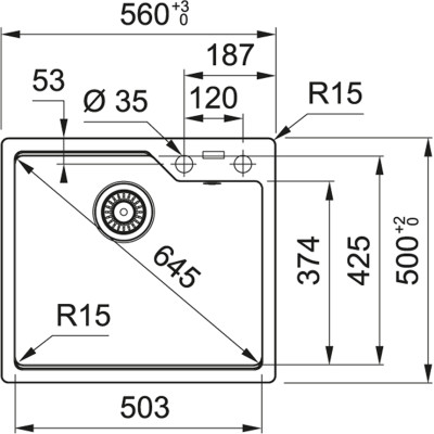 Кухонна мийка Franke UBG 610-56 114.0663.895