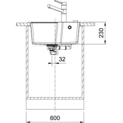 Кухонна мийка Franke UBG 610-56 114.0663.895