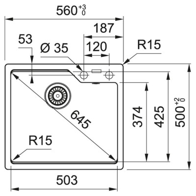 Кухонна мийка Franke UBG 610-56 114.0663.897
