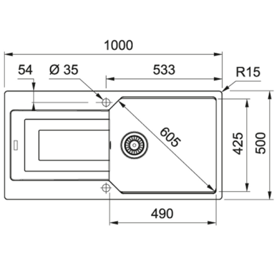 Кухонна мийка Franke UBG 611-100 XL 114.0574.933